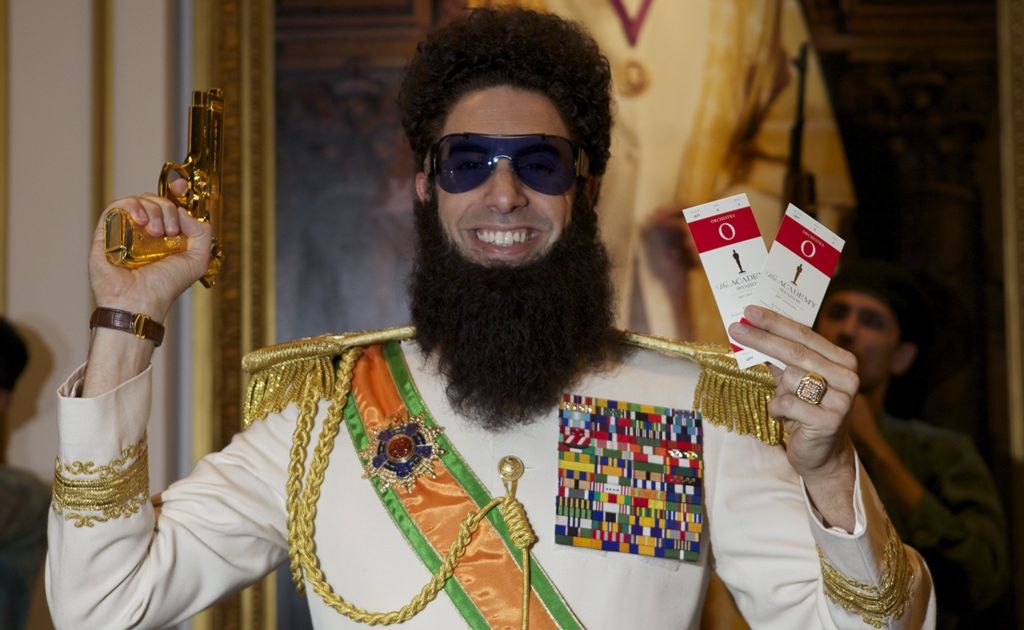 Sacha Baron Cohen in his new movie, The Dictator. Sacha Baron Cohen in his new movie, The Dictator.