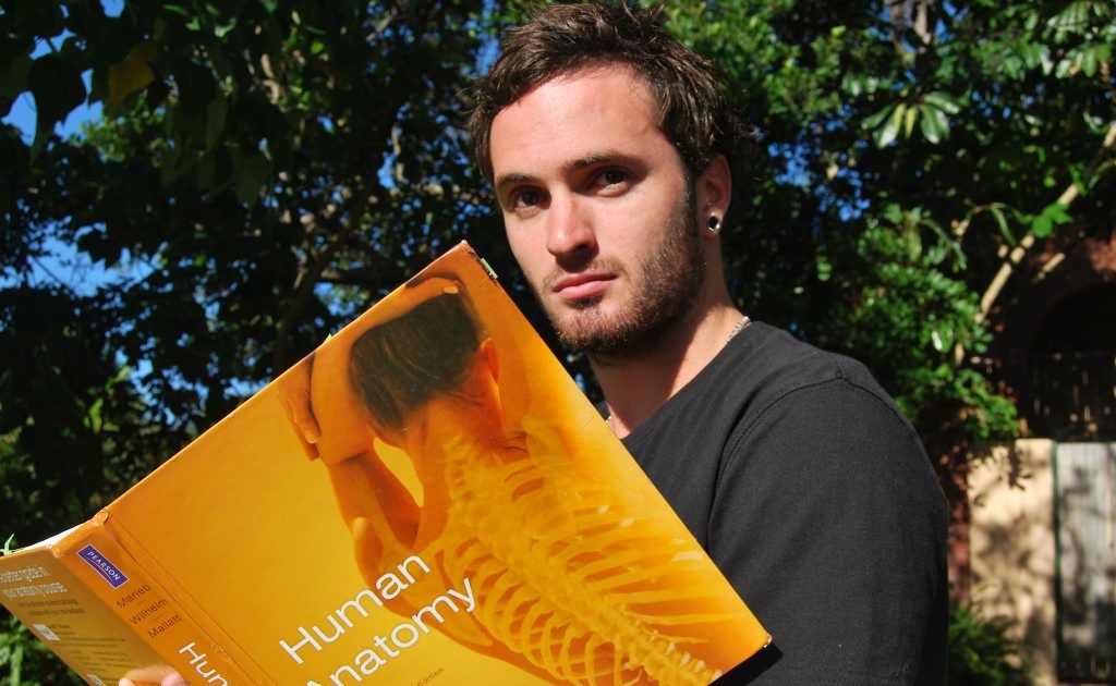 Second year bachelor of nursing student Mitchell Bruggy. Second year bachelor of nursing student Mitchell Bruggy.