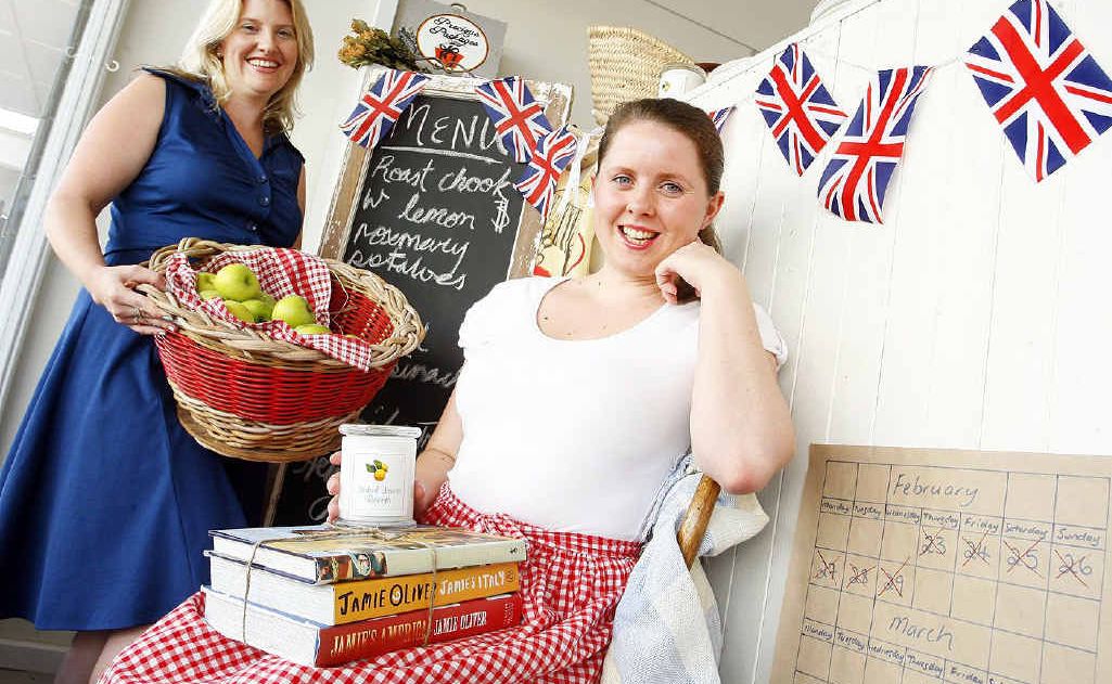 Janette Adams and Louisa Janke from Precious Packages have designed and made a naked lemon biscotti candle in honour of Jamie Oliver. Janette Adams and Louisa Janke from Precious Packages have designed and made a naked lemon biscotti candle in honour of Jamie Oliver.