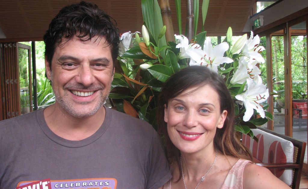 Vince Colosimo and Diana Glenn at the Byron at Byron Resort and Spa. Vince Colosimo and Diana Glenn at the Byron at Byron Resort and Spa.