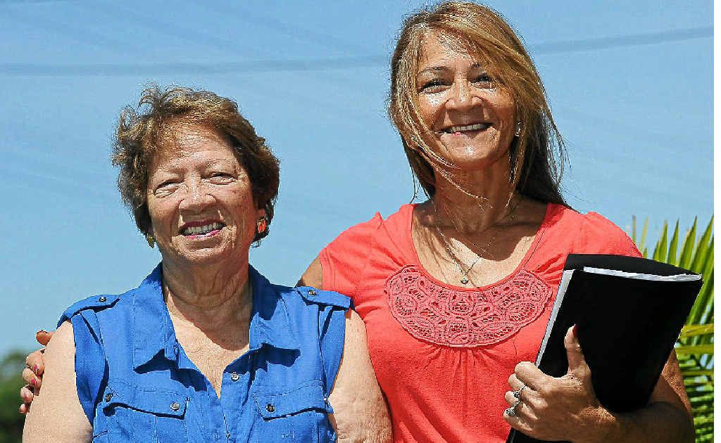 Client Veronica Hanekom and Margot Phillips. Client Veronica Hanekom and Margot Phillips.