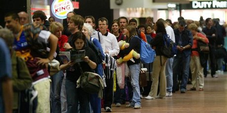 Waiting for an age in the check-in line due to mismanagement is a test of patience.
Waiting for an age in the check-in line due to mismanagement is a test of patience.