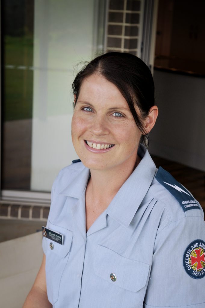 QAS Toowoomba emergency medical dispatcher Melanie Plows. QAS Toowoomba emergency medical dispatcher Melanie Plows.