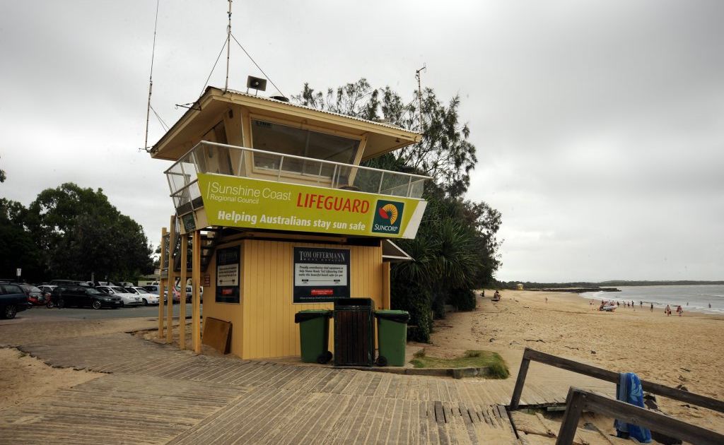 Noosa lifeguard tower. Noosa lifeguard tower.