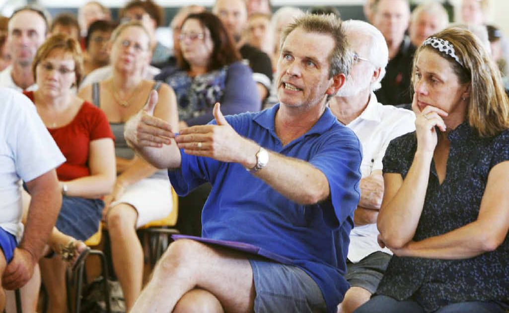 Flood victims including Carl and Patricia Wilmott of Goodna heard from class action lawyers Maurice Blackburn at a public meeting held at the Ipswich Showgrounds. Flood victims including Carl and Patricia Wilmott of Goodna heard from class action lawyers Maurice Blackburn at a public meeting held at the Ipswich Showgrounds.
