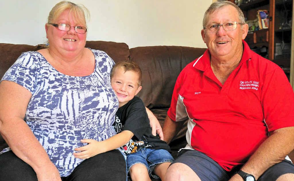 Christene and Wayne Bowers, seen with grandson Kael, 6, both quit smoking while under hypnosis. Christene and Wayne Bowers, seen with grandson Kael, 6, both quit smoking while under hypnosis.