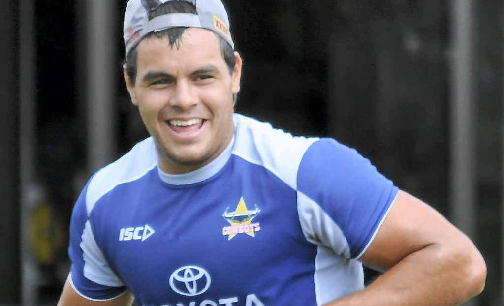 Tyson Martin at a Cowboys training session. Tyson Martin at a Cowboys training session.