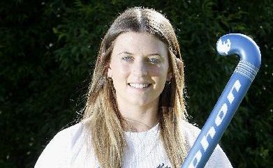Ipswich teenager Jordyn Holzberger relaxes at home during a recent break from her national hockey commitments.
Ipswich teenager Jordyn Holzberger relaxes at home during a recent break from her national hockey commitments.