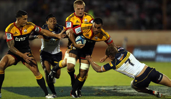 The Chiefs lead the 2012 Super Rugby competition with two rounds remaining. The Chiefs lead the 2012 Super Rugby competition with two rounds remaining.