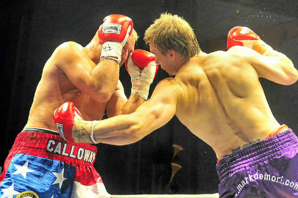 Harbour City Havoc at the Gladstone Entertainment Centre. Heavyweight title, Mark Demori vs Rob Calloway. Harbour City Havoc at the Gladstone Entertainment Centre. Heavyweight title, Mark Demori vs Rob Calloway.