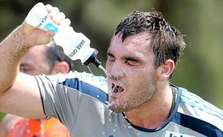 Luke Douglas is set to line up for his 150th consecutive NRL game for the Gold Coast Titans. Luke Douglas is set to line up for his 150th consecutive NRL game for the Gold Coast Titans.