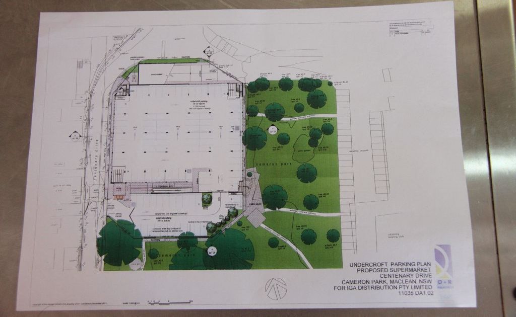 The parking plan for the Richies IGA at Maclean is soon to become a reality. The parking plan for the Richies IGA at Maclean is soon to become a reality.