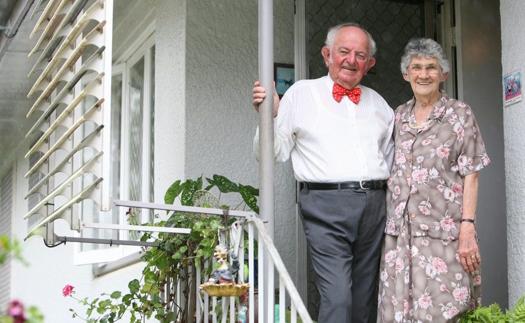 Kev and Enid Peters celebrate their 60th wedding anniversary. Kev and Enid Peters celebrate their 60th wedding anniversary.