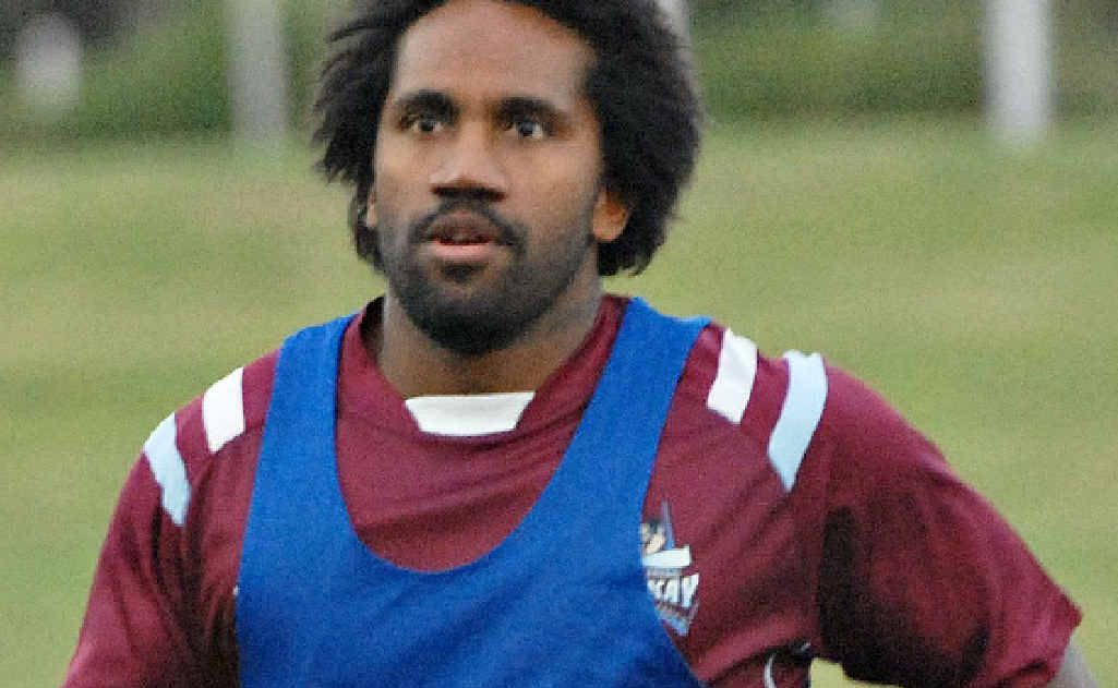 Jardine Bobongie sweats it out at training for the Cutters ahead of the match with Tweed Heads Seagulls. Jardine Bobongie sweats it out at training for the Cutters ahead of the match with Tweed Heads Seagulls.