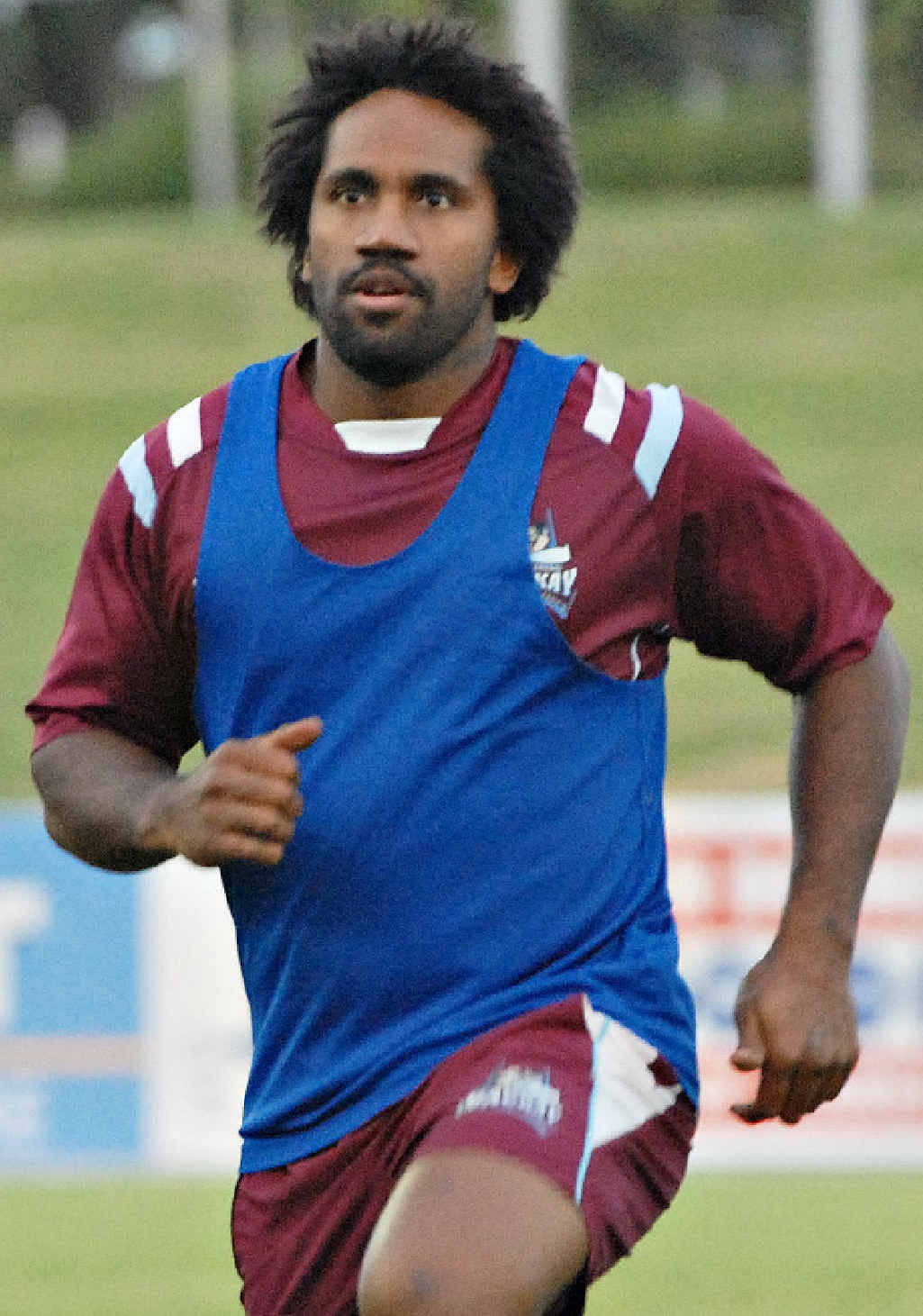 Jardine Bobongie sweats it out at training for the Cutters ahead of the match with Tweed Heads Seagulls. Jardine Bobongie sweats it out at training for the Cutters ahead of the match with Tweed Heads Seagulls.