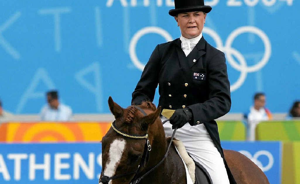 Australia’s Rebel Morrow rides Oaklea Grover during the 2004 Olympics and will ride her half-sister in Warwick this weekend. Australia’s Rebel Morrow rides Oaklea Grover during the 2004 Olympics and will ride her half-sister in Warwick this weekend.