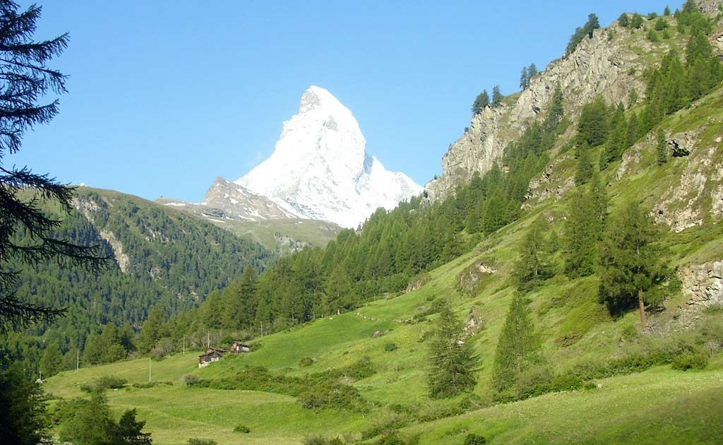 The Matterhorn is falling to bits due to climate change. The Matterhorn is falling to bits due to climate change.