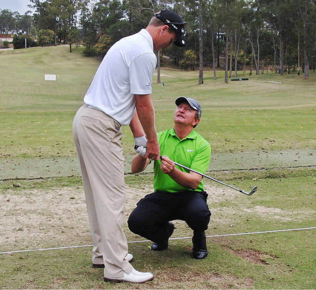 Brookwater Golf Course professional Ian Triggs is at Augusta and believes his star pupil John Senden can upset a quality field at the US Masters. Brookwater Golf Course professional Ian Triggs is at Augusta and believes his star pupil John Senden can upset a quality field at the US Masters.
