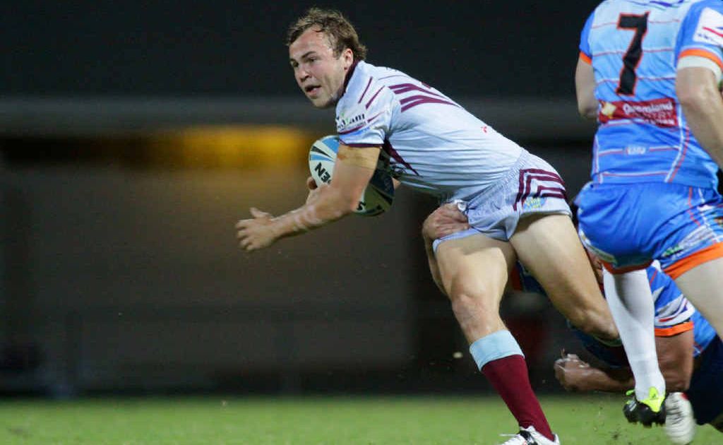 Capras full back Reece Baker was never far from the action during the win over Northern Pride on Thursday. Capras full back Reece Baker was never far from the action during the win over Northern Pride on Thursday.