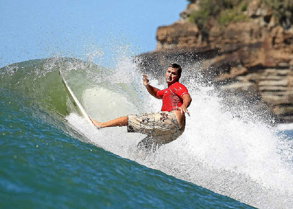 EASY: Matt Clarke takes out a senior men’s semi. EASY: Matt Clarke takes out a senior men’s semi.