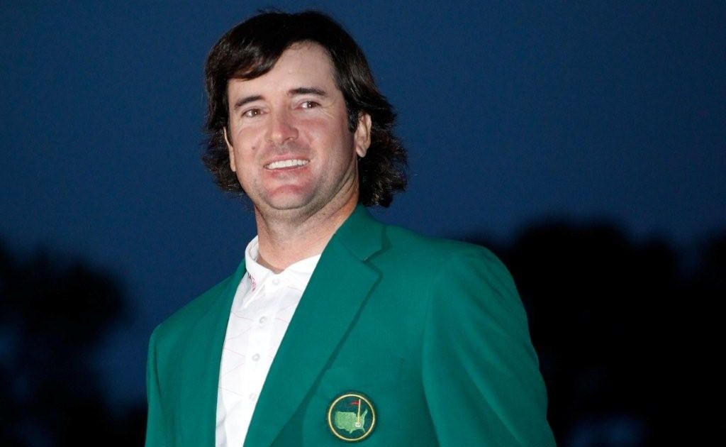 American golfer Bubba Watson with his Green Jacket after victory in the 2012 US Masters. American golfer Bubba Watson with his Green Jacket after victory in the 2012 US Masters.