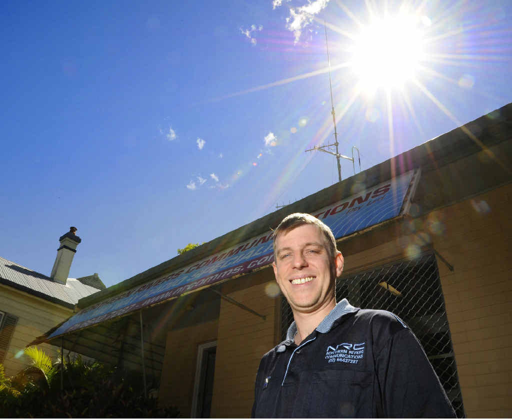 Electronics technician Ben Rautenberg from Northern Rivers Communications, received an award for Most Outstanding Student for his Electronics and Communications studies. 