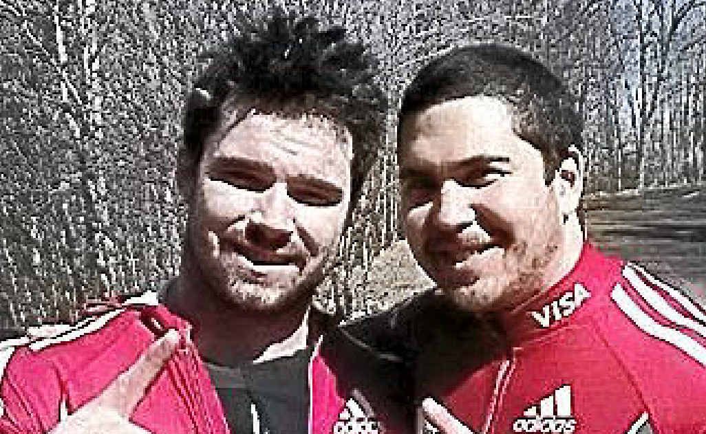 Former Coast- based bobsleigh pilot Chris Spring, right, with teammate Tim Randall. Former Coast- based bobsleigh pilot Chris Spring, right, with teammate Tim Randall.