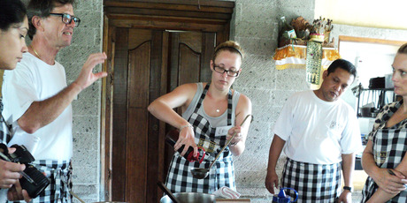Chef Heinz von Holzen's cooking school Bumbu Bali. Chef Heinz von Holzen's cooking school Bumbu Bali.