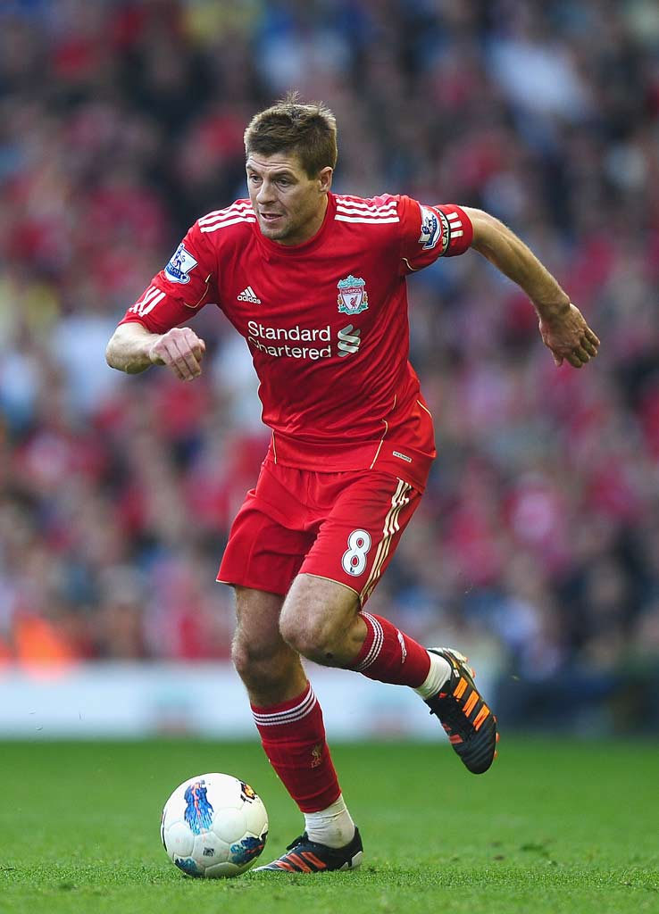 Liverpool captain Steven Gerrard. Liverpool captain Steven Gerrard.