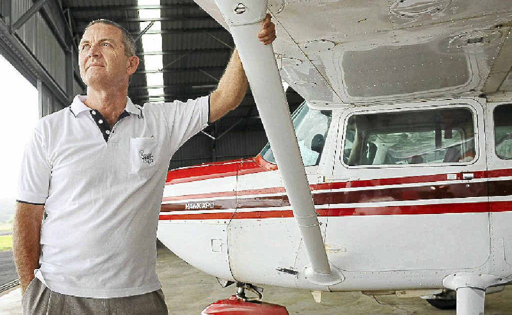 Richmond Hill dentist Dr Peter Martin with his Cessna XP Hawk. Richmond Hill dentist Dr Peter Martin with his Cessna XP Hawk.