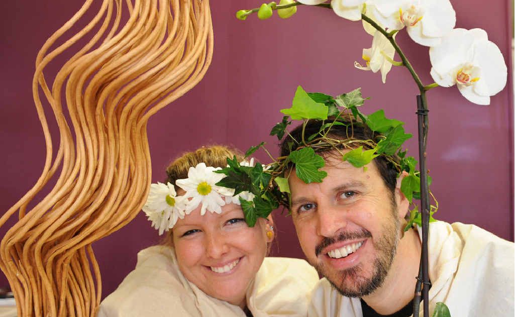 Alstonville Florist shop co-owner Mark Pampling and manager Alison Elford took out first and second places respectively in the Interflora District 3 Florist of the Year Competition at the Royal Easter Show. Alstonville Florist shop co-owner Mark Pampling and manager Alison Elford took out first and second places respectively in the Interflora District 3 Florist of the Year Competition at the Royal Easter Show.