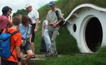 'Hobbiton', in Matamata.
'Hobbiton', in Matamata.