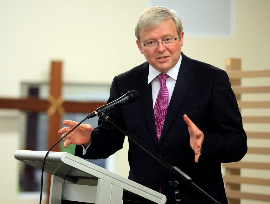 Kevin Rudd. Kevin Rudd.