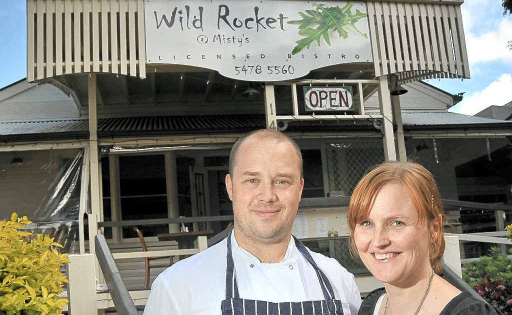 NATURALLY GOOD: Peter and Belinda Brettell, from Wild Rocket @ Misty’s, Montville. NATURALLY GOOD: Peter and Belinda Brettell, from Wild Rocket @ Misty’s, Montville.