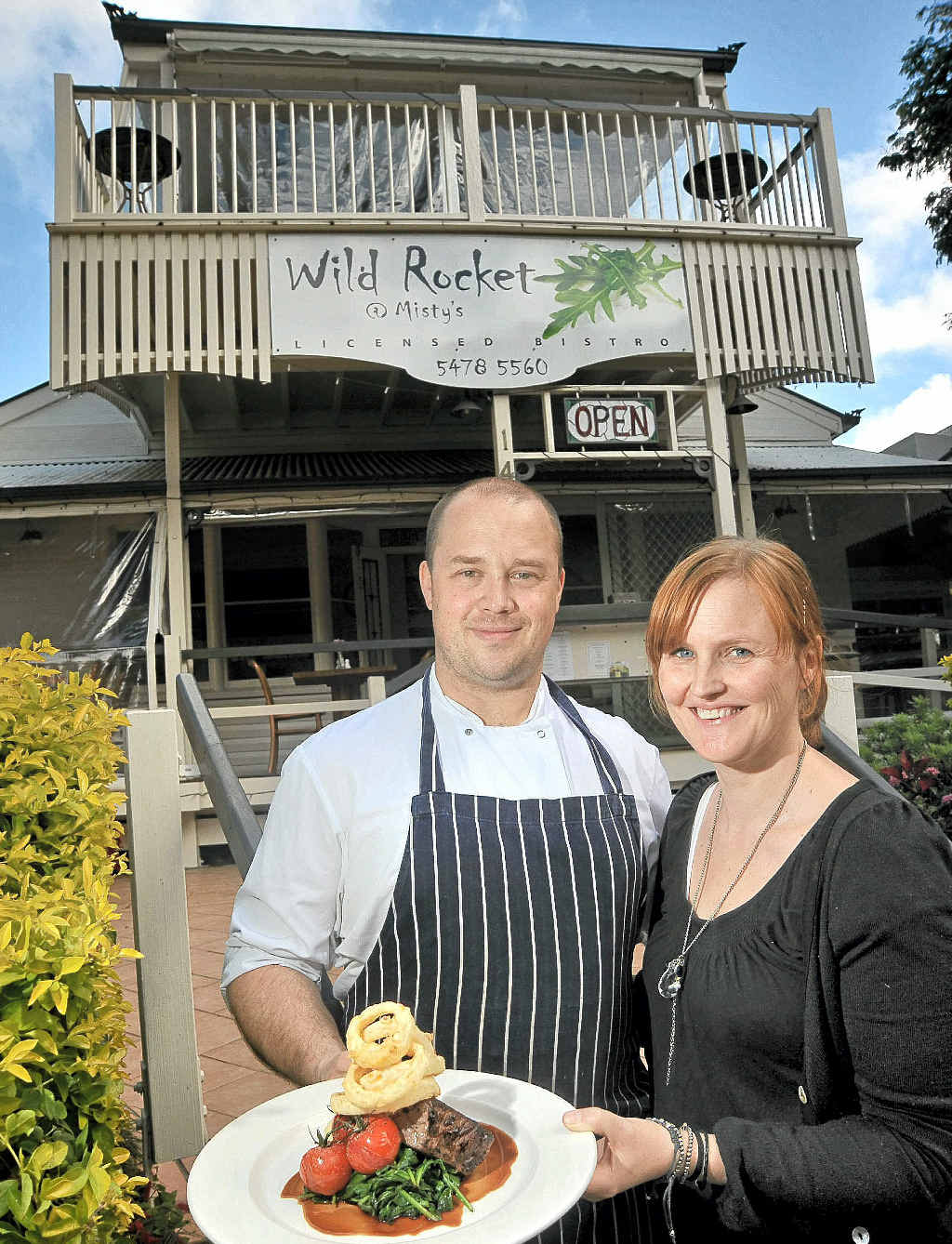 NATURALLY GOOD: Peter and Belinda Brettell, from Wild Rocket @ Misty’s, Montville. NATURALLY GOOD: Peter and Belinda Brettell, from Wild Rocket @ Misty’s, Montville.