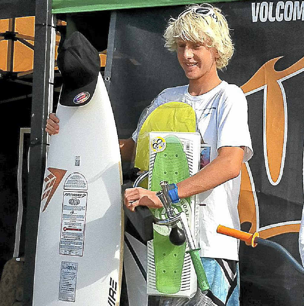 Chris Zaffis, 14, is on a week-long road trip with seven other surfing prodigies. Chris Zaffis, 14, is on a week-long road trip with seven other surfing prodigies.