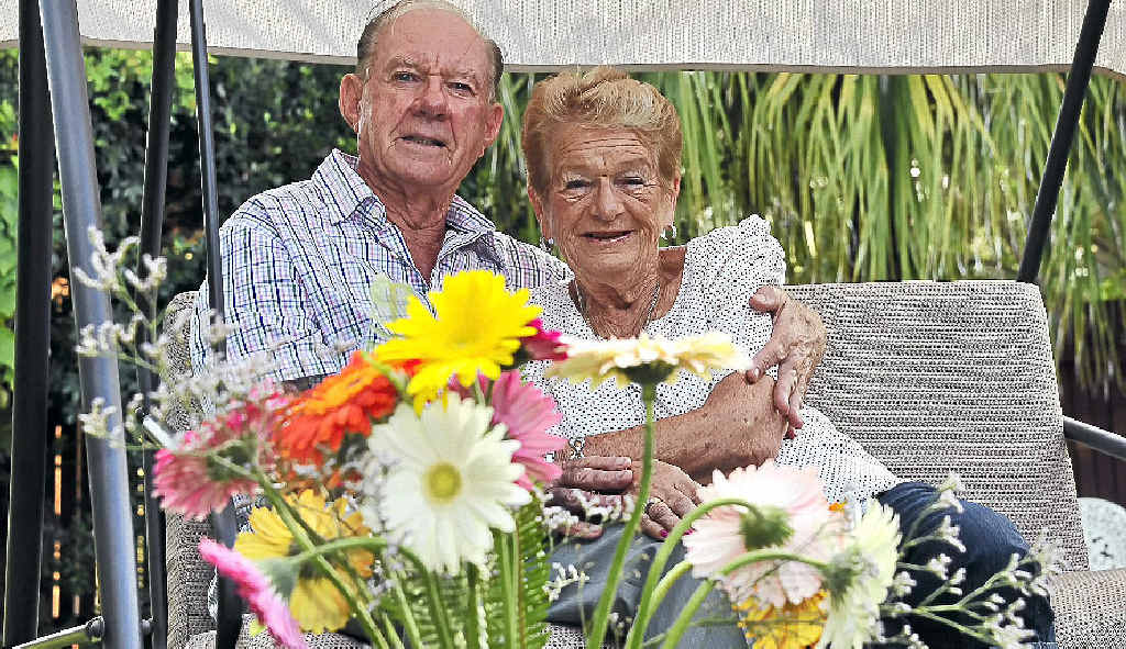 Lance and Judith Doughty, of Maroochydore, believe you’re never too old to enjoy flowers. Lance and Judith Doughty, of Maroochydore, believe you’re never too old to enjoy flowers.
