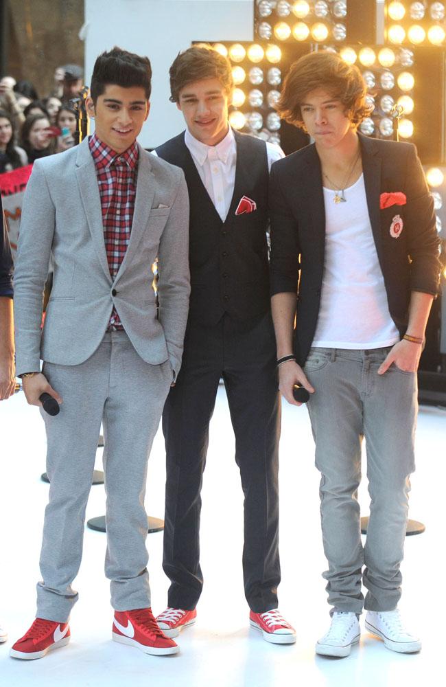 Some of the band members of the UK sensation One Direction. Some of the band members of the UK sensation One Direction.