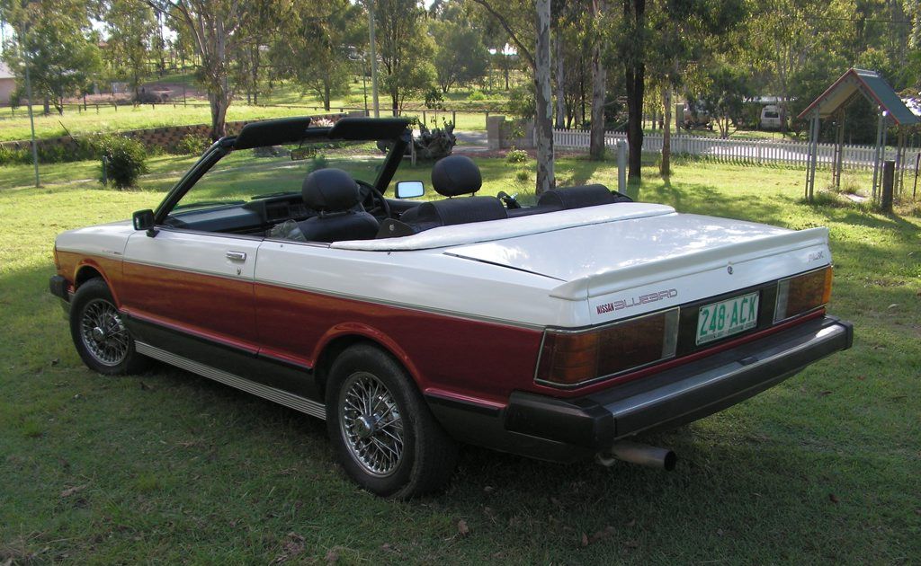 1988 Datsun Bluebird Convertible. 1988 Datsun Bluebird Convertible.