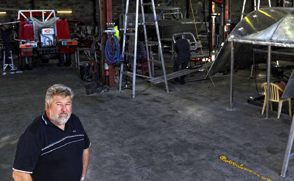 Yamba Welding and Engineering owner Bill Collingburn in the workshop which is undertaking a massive scale of operations. Yamba Welding and Engineering is contracted for jobs for the Victorian Police, NSW Marine Rescue and Armidale airport – to name just a few. Yamba Welding and Engineering owner Bill Collingburn in the workshop which is undertaking a massive scale of operations. Yamba Welding and Engineering is contracted for jobs for the Victorian Police, NSW Marine Rescue and Armidale airport – to name just a few.