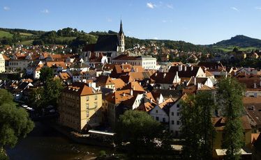 Brilliant once more: It's hard to fathom why the Communists painted Cesky Krumlov entirely grey. Photo / Creative Commons image by Wikimedia user Avala
Brilliant once more: It's hard to fathom why the Communists painted Cesky Krumlov entirely grey. Photo / Creative Commons image by Wikimedia user Avala