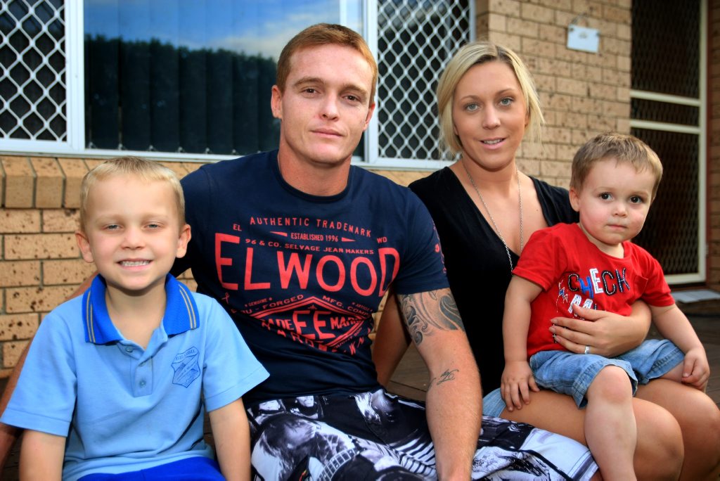 West Tweed residents Jai, Mark, Michelle and Taj Boman say money has been "tight" at home and they're keen for the rate cut to be passed on. West Tweed residents Jai, Mark, Michelle and Taj Boman say money has been "tight" at home and they're keen for the rate cut to be passed on.
