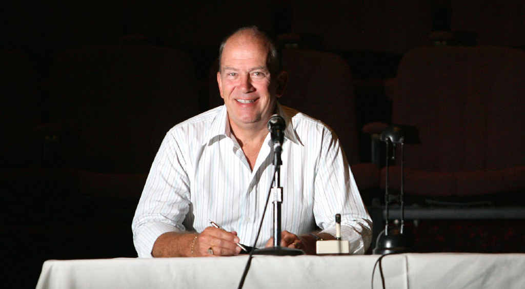 Rockhampton Eisteddfod signing choir adjudicator Peter Bonser said he learnt to sign and speak at the same time. Rockhampton Eisteddfod signing choir adjudicator Peter Bonser said he learnt to sign and speak at the same time.