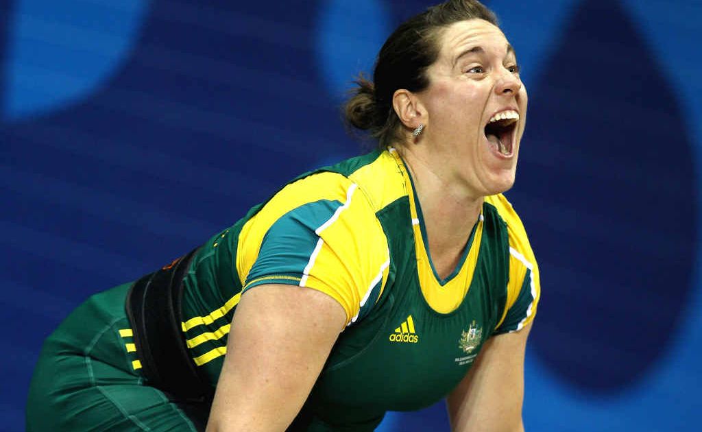 Ipswich weightlifter Deborah Acason screams with determination on her way to a bronze medal at the 2010 Commonwealth Games. Ipswich weightlifter Deborah Acason screams with determination on her way to a bronze medal at the 2010 Commonwealth Games.