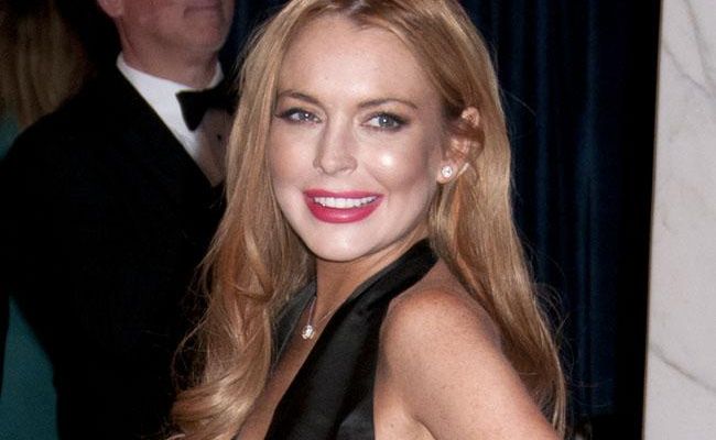 Lindsay Lohan at the White House Correspondents' Association dinner. Lindsay Lohan at the White House Correspondents' Association dinner.