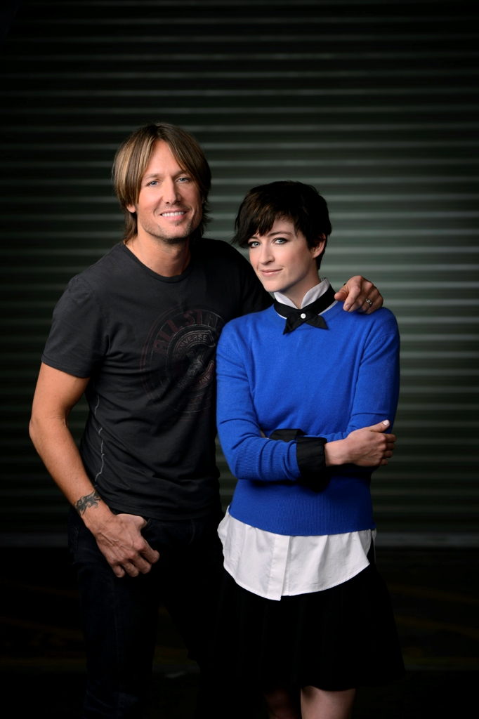 Keith Urban and Megan Washington. Keith Urban and Megan Washington.