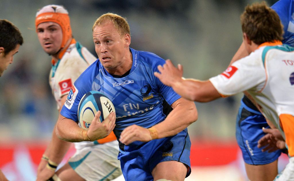 Brett Sheehan of the Force runs with the ball during the Super Rugby match between Toyota Cheetahs and Western Force from Free State Stadium. Brett Sheehan of the Force runs with the ball during the Super Rugby match between Toyota Cheetahs and Western Force from Free State Stadium.