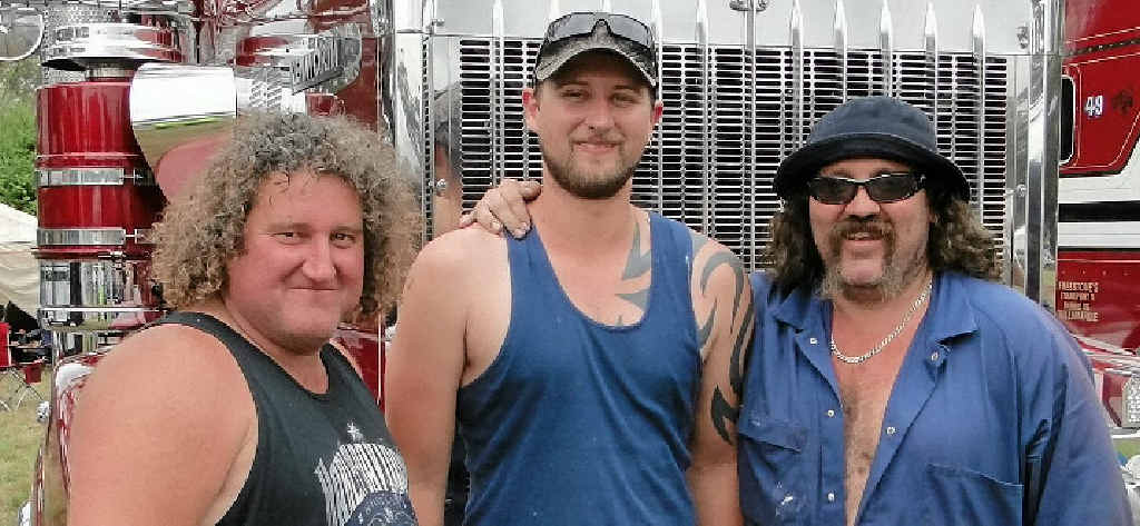 CLOSE-KNIT: (From left) Wayne, Rick and Troy Cornwill enjoy a break. CLOSE-KNIT: (From left) Wayne, Rick and Troy Cornwill enjoy a break.