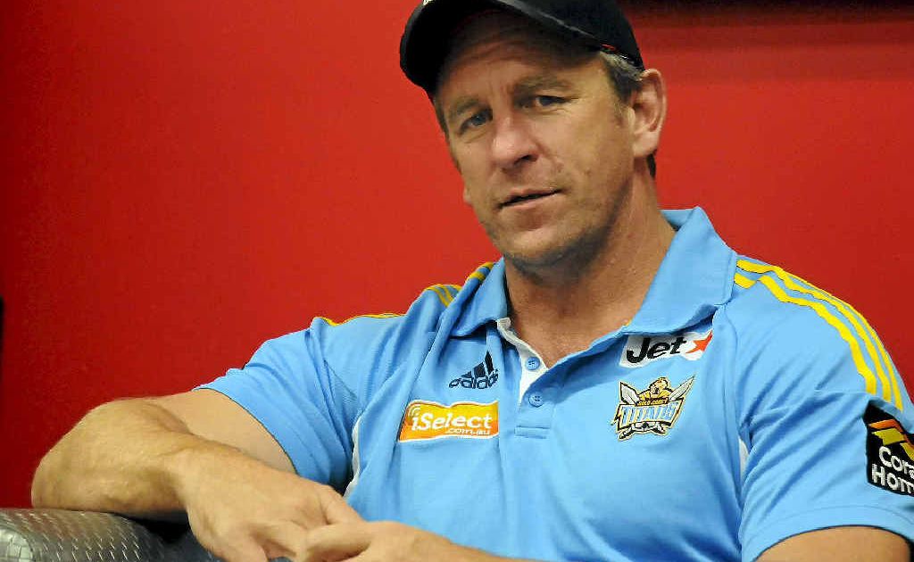 Gold Coast Titan’s Coach John Cartwright in Gladstone. Gold Coast Titan’s Coach John Cartwright in Gladstone.