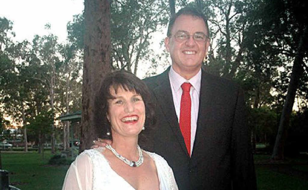 Pamela Boal and David Hedger celebrate their wedding last month. Pamela Boal and David Hedger celebrate their wedding last month.